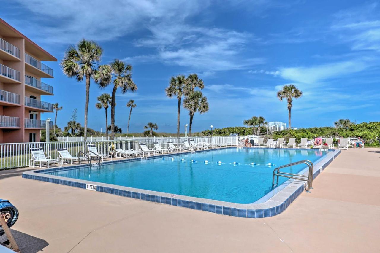 Oceanfront Cocoa Beach Condo With View Walk To Pier Esterno foto