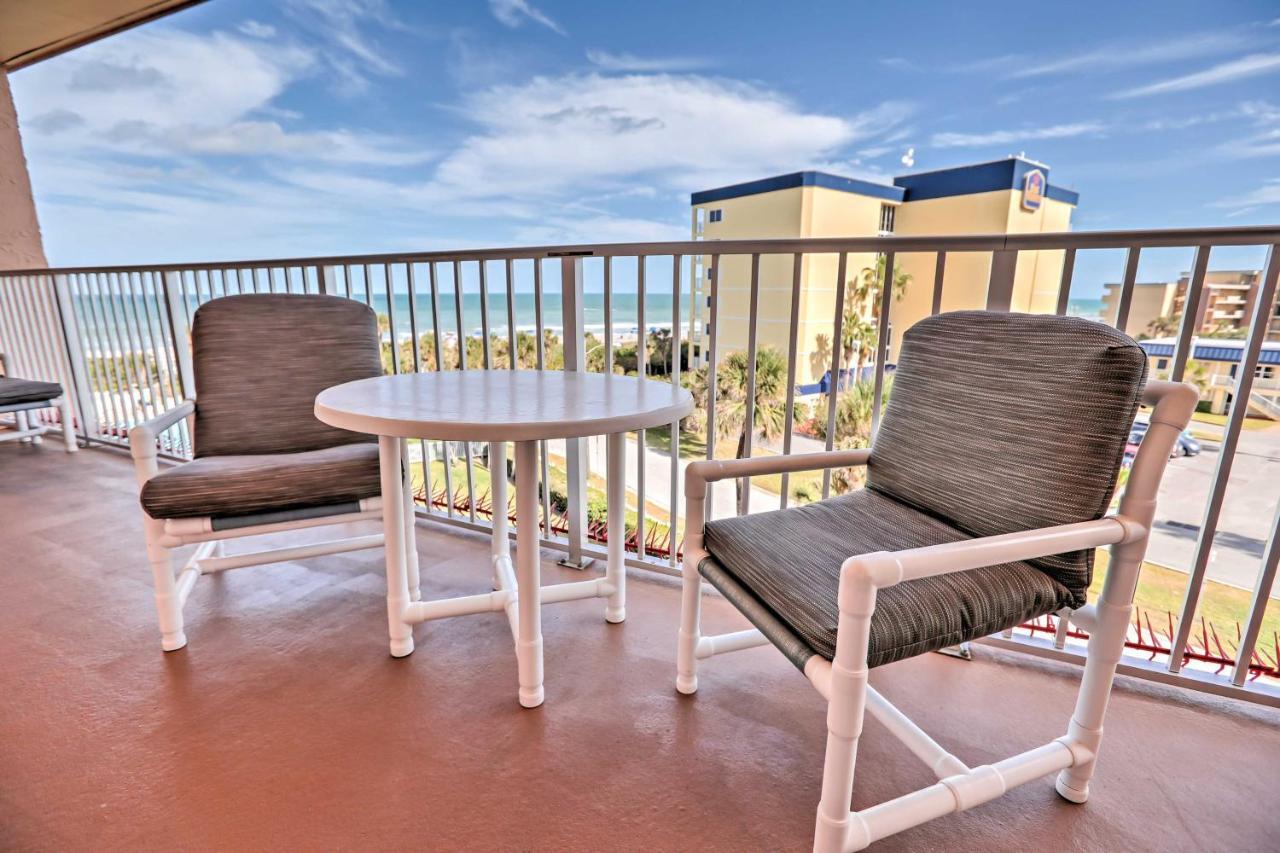 Oceanfront Cocoa Beach Condo With View Walk To Pier Esterno foto