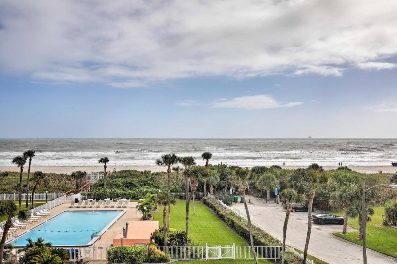 Oceanfront Cocoa Beach Condo With View Walk To Pier Esterno foto